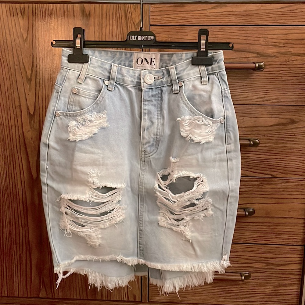 Jean skirt ONE by one teaspoon